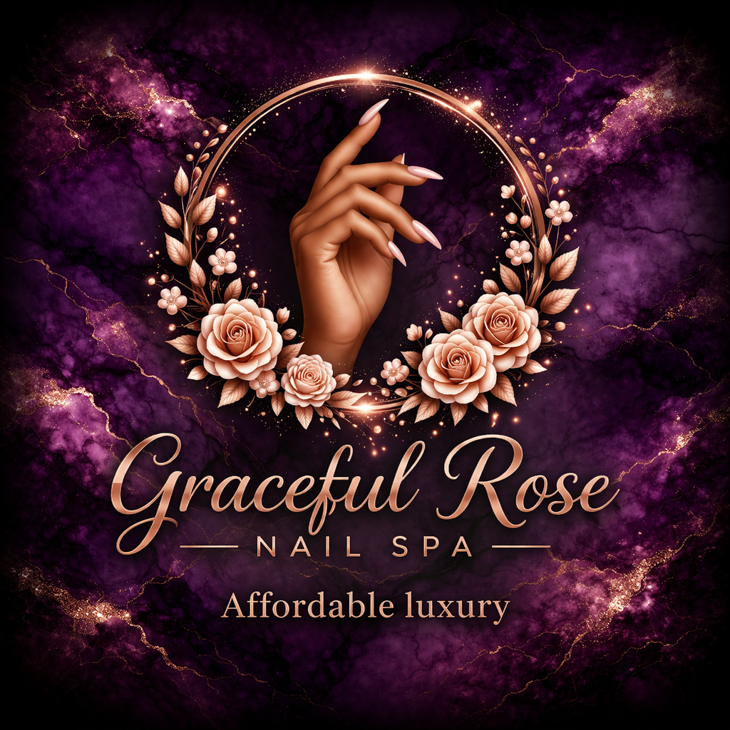 Graceful Rose Nail Spa Logo Kasarani